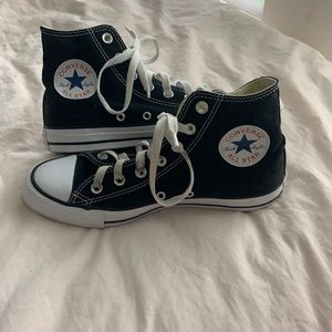 Black high top Converse